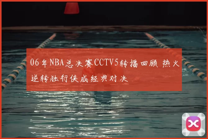 06年NBA总决赛CCTV5转播回顾 热火逆转独行侠成经典对决