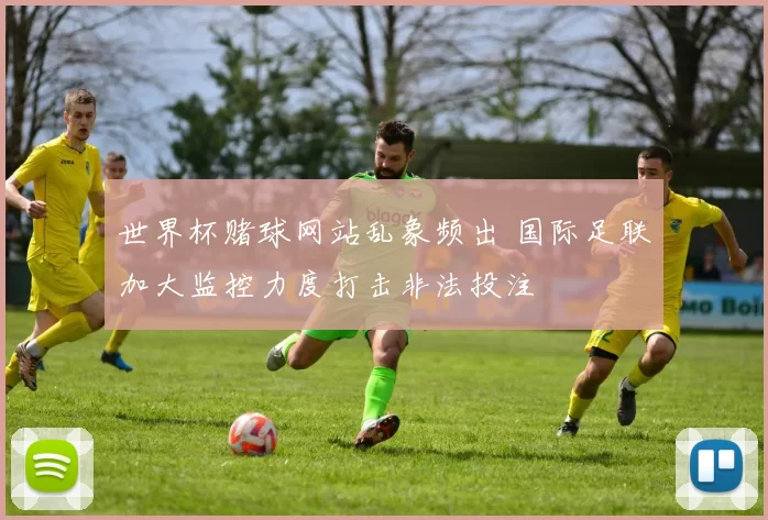 世界杯赌球网站乱象频出 国际足联加大监控力度打击非法投注